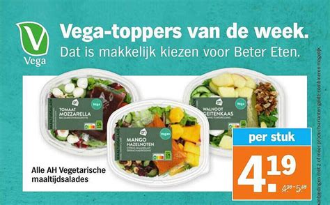 Alle Ah Vegetarische Maaltijdsalades Aanbieding Bij Albert Heijn