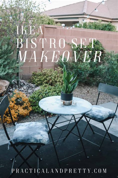 Ikea Bistro Set Makeover Practical And Pretty Iron Patio Furniture