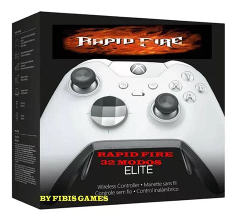 Controle Turbo Rapid Fire Xbox One Modos Elite Branco