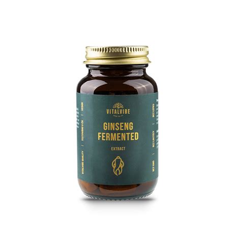 Ginseng Fermented Extract Capsules Vitalvibe Vitalvibe