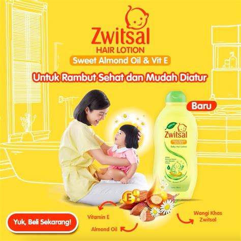 Jual Zwitsal Natural Baby Hair Lotion 100ml 200ml Almond Aloe