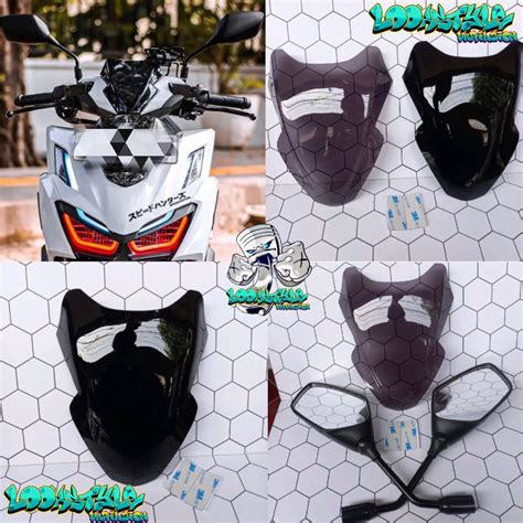 Jual VISOR HONDA NEW VARIO 160 2022 MODEL TERBARU PLUS SPION PCX