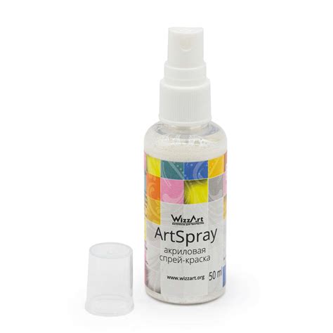 Спрей Краска WizzArt акриловая для декорирования трафаретов ArtSpray ...