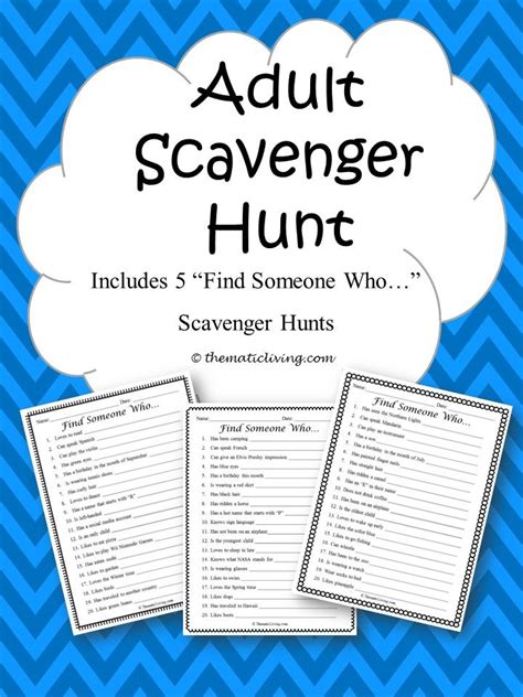 Scavenger Hunt Ideas With Clues