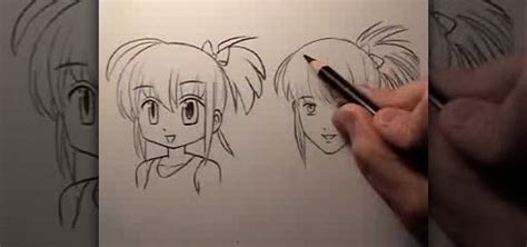 How To Draw A Cartoon Vs A Realistic Manga Face Drawing