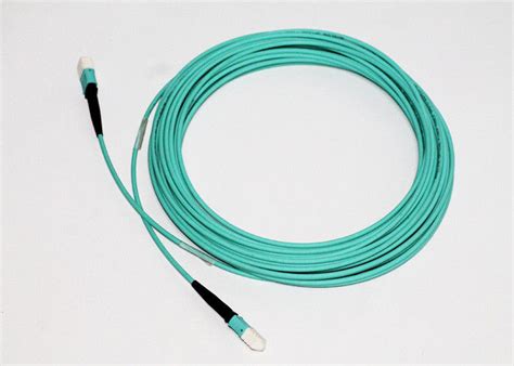 Trunk Fiber Optic Mpo Mtp Cable Om3 Multi Mode 50 125µm 24 Cores Mpo Female Connector