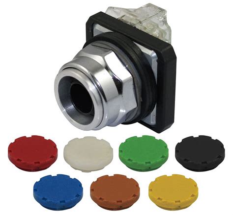 DAYTON Non Illuminated Push Button 30 Mm Momentary Push Flush Button