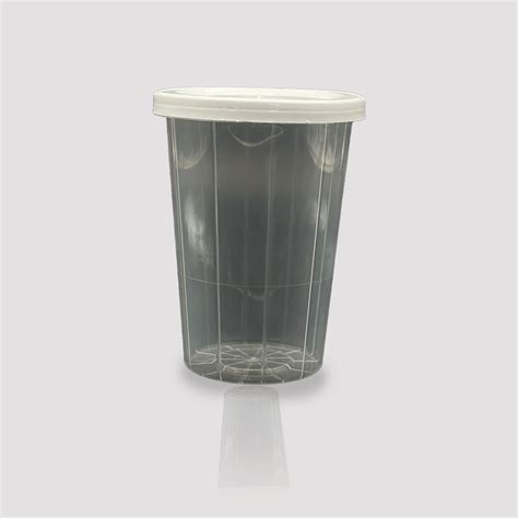 Ml Plastic Glass With Lid Millennium World