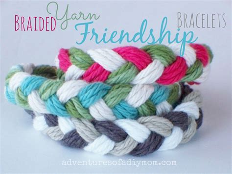 How To Make Bracelets With Yarn Braided Friendship Bracelets Yarn Bracelets Yarn Friendship