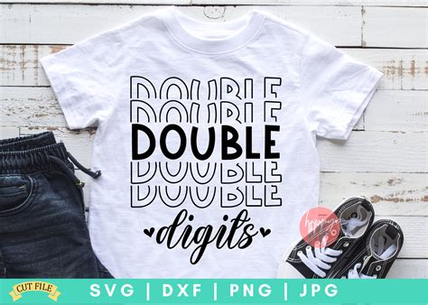 Double Digits Svg Finally Double Digits Svg Ten Svg 10 Etsy