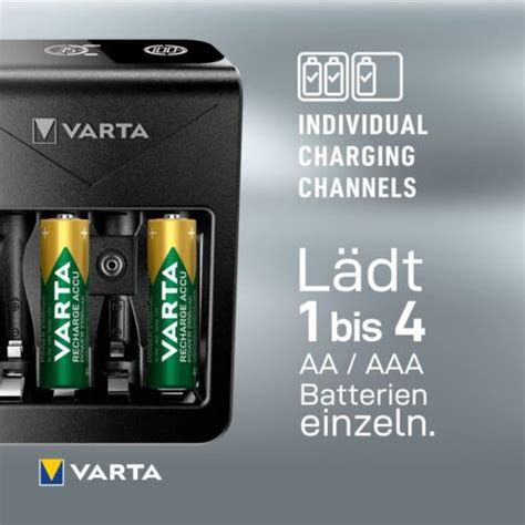 Varta Plug Charger Ladeger T F R Akkus Aa Aaa V Usb Ger Te Inkl X