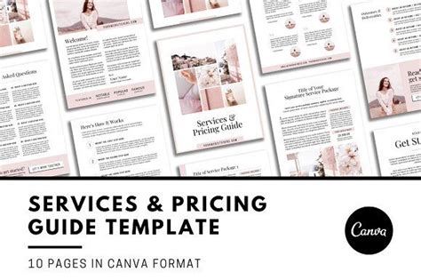 Services and Pricing Guide Template | Pricing guides templates, Pricing ...