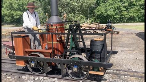 Tom Thumb Locomotive At The Hesston Steam Museum Youtube