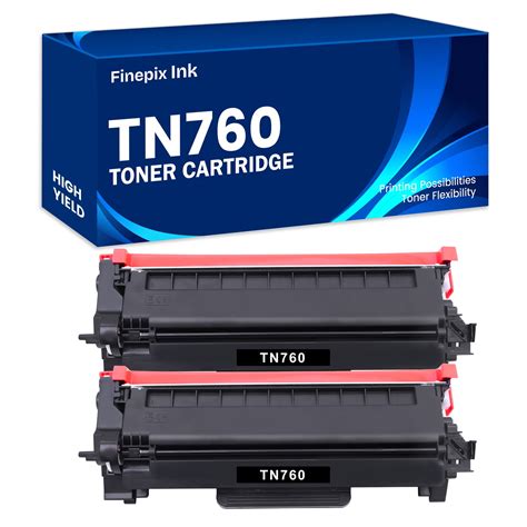 Finepix Ink Tn760 Toner Cartridge High Yield Compatible For Brother Tn