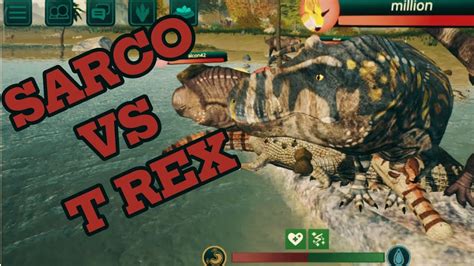 Sarco Vs T Rex Quien Es El Rey De C Thecursedisle Youtube