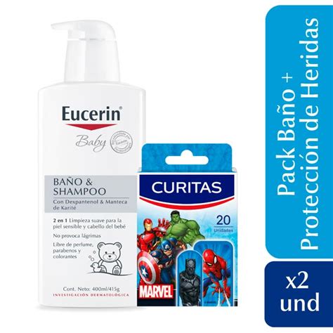 Ba O Y Shampoo Eucerin Baby Curitas Marvel Mifarma