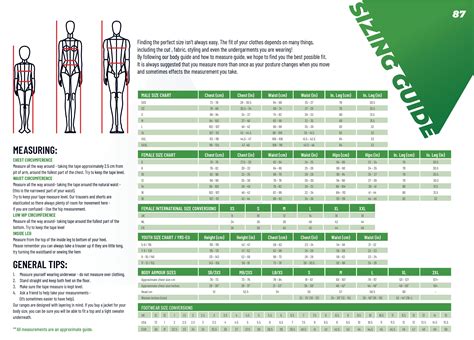 Gilbert Size Guide - Rugby Imports
