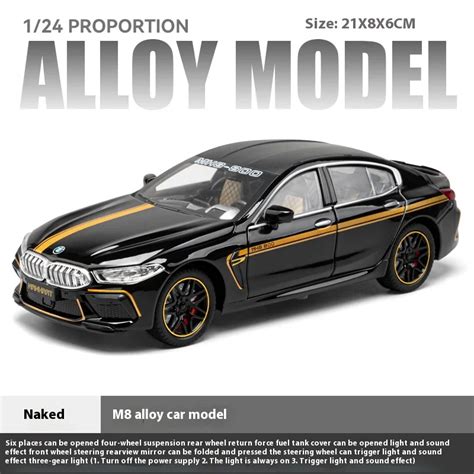 1 24 Bmw M8 Manhart Mh8 800 Supercar Alloy Metal Diecast Model Car