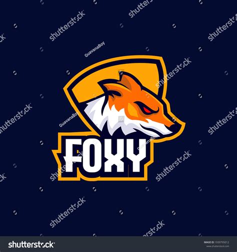 Fox Esport Mascot Logo Badge Stock Vector Royalty Free 1939795012