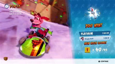 Crash Team Racing Nitro Fueled Barin Ruins Platinum Relic YouTube