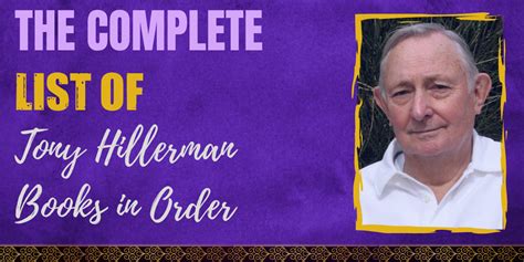 The Complete List Of Tony Hillerman Books In Order