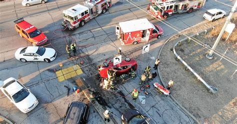 One Person Injured After Car Overturns On Indys West Side