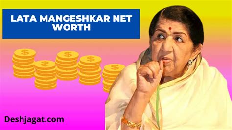 2023 Lata Mangeshkar Net Worth And Salary, Age - Deshjagat