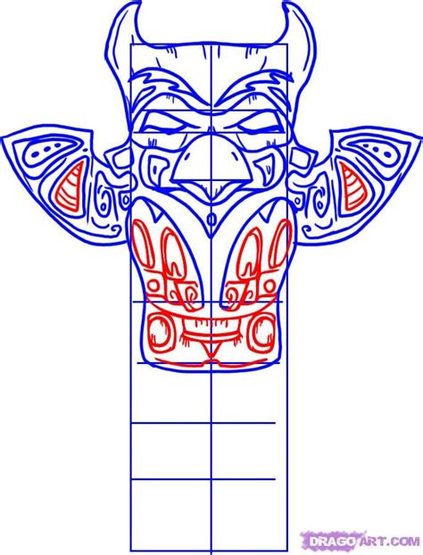 How To Draw A Totem Pole Step By Step Symbols Pop Culture Free