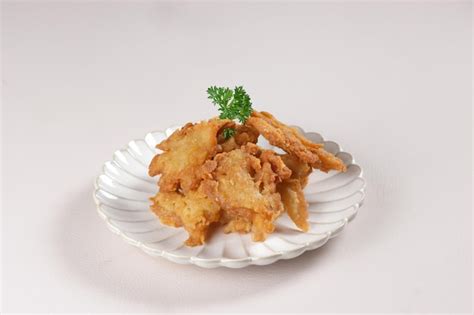 Premium Photo Jamur Krispi Or Crispy Fried Oyster Mushroom Made From