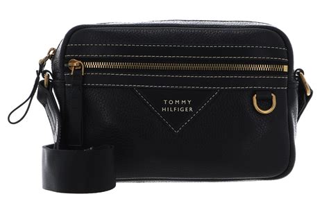 Tommy Hilfiger Umhängetasche Th Premium Leather Camera Bag Black Modeherz