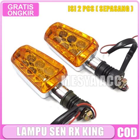 Mesya Acc Aksesoris Motor Pasang Lampu Sen Sein Standar Rx King