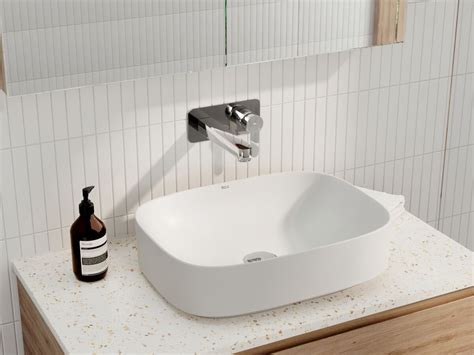 Roca Inspira Light Soft Square Above Counter Basin 500mm X 370mm Matte