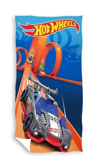Carbotex Hot Wheels Ręcznik kąpielowy 70x140 cm Hot Wheels Sklep EMPIK