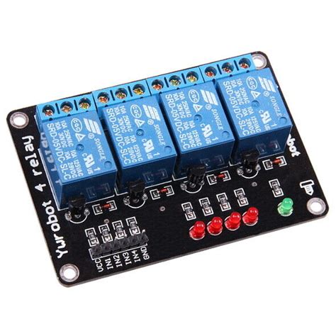 4 Canaux Relais 5V Bouclier Module Pour Arduino PIC Channel Relay EBay