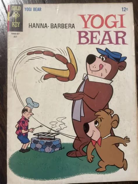 Yogi Bear Gold Key Comic Book Hanna Barbera July