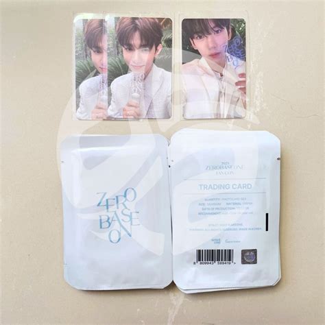 Jual Ready Zerobaseone Zb Fancon Merchandise Official Trading Card