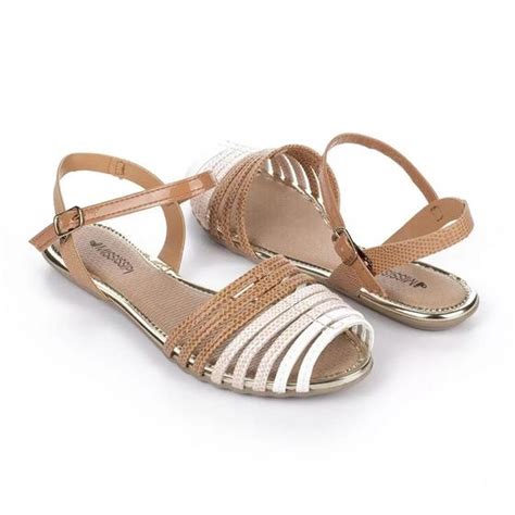 Sand Lia Mississipi Rasteira Huarache Q Feminina Branco Nude