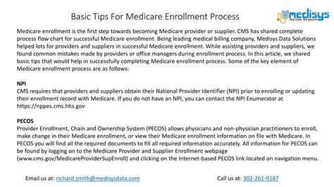 Ppt Basic Tips For Medicare Enrollment Process Powerpoint