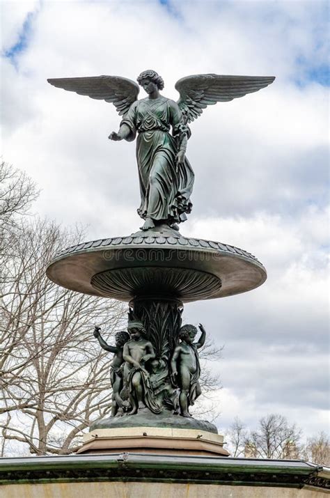 Angel Of The Waters Sculpture At Bethesda Fountain Central Park New