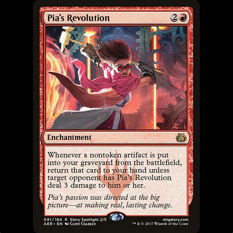 Mtg Revolución De Pia Pias Revolution Aether Revolt Madtoyz