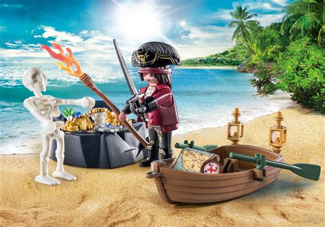 Starter Pack Pirate Et Barque Playmobil