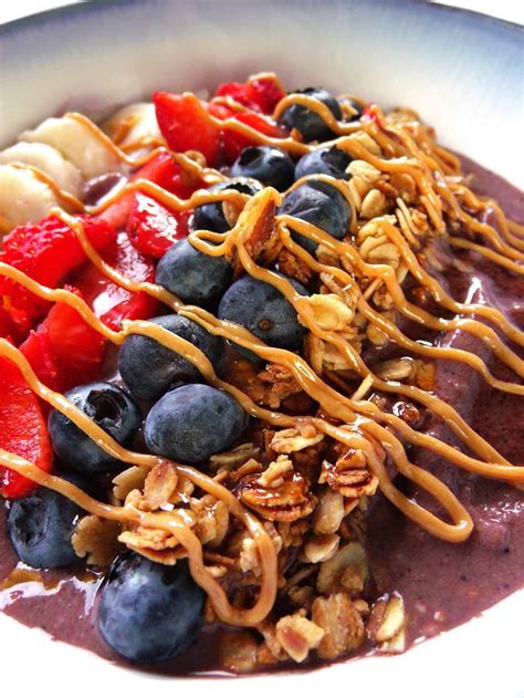 Acai Peanut Butter Bowl Wyldflour Recipe Acai Bowl Recipes Healthy Acai Bowls Recipe