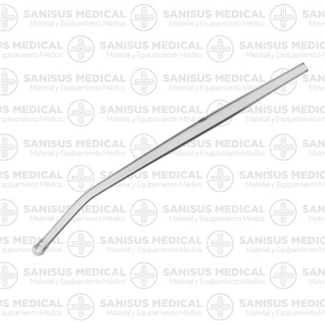 Cánula Yankauer 8mm de punta bulbo flexible Sanisus Medical