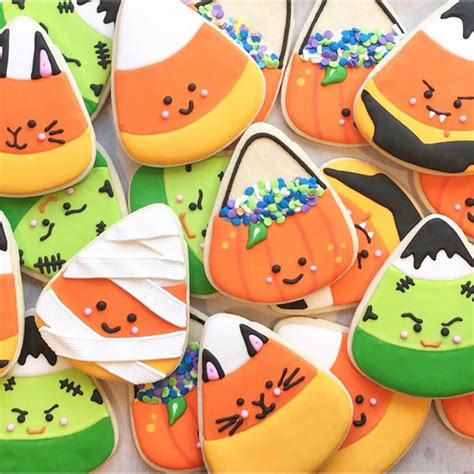 Candy Corn Cookie Template