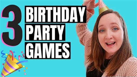 3 Birthday Party Game Ideas Youtube In 2022 Birthday Party Games