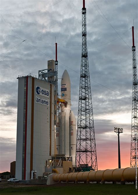 ESA Ariane 5 Flight VA207 On The Launchpad