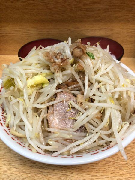 『小ラーメン750円ヤサイアブラ増しニンニク少しいいたまご100円』ラーメン二郎 環七新新代田店のレビュー ラーメンデータベース