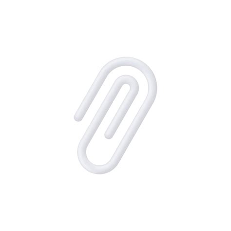 3d Realistic Paperclip Attachment Icon Vector Illustration 28763205