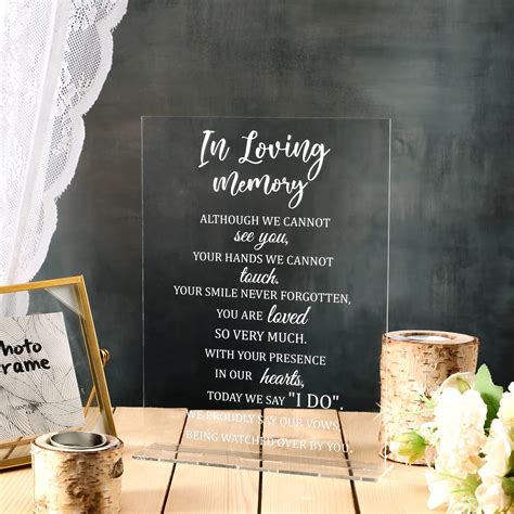 Memorial Sayings For Wedding