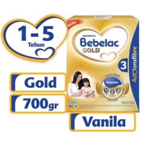 Jual Bebelac Gold 3 Rasa Vanilla Kemasan 700 Gram Shopee Indonesia